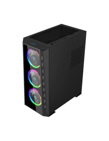 Hiditec caja atx mh12 glass argb usb 3.1 type-c