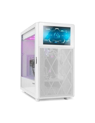 Nox semitorre hummer biospantalla lcd 8" blanco