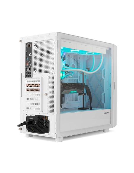 Nox semitorre hummer biospantalla lcd 8" blanco