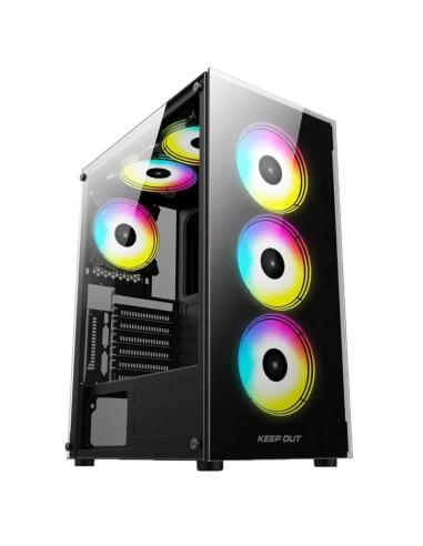 Keep out caja atx xc-210 usb 3.0 glass black