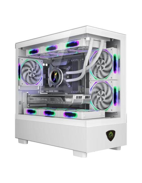 Keep out caja m-atx xc-301w 3fans usb 3.0 white