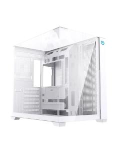 Hiditec caja atx gaming sky white usb 3.1 type-c 2