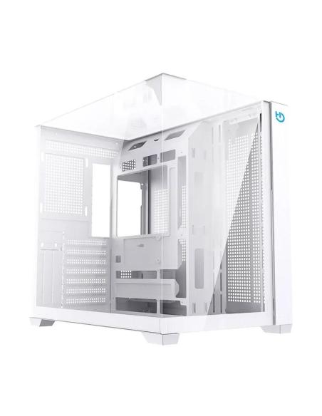 Hiditec caja atx gaming sky white usb 3.1 type-c