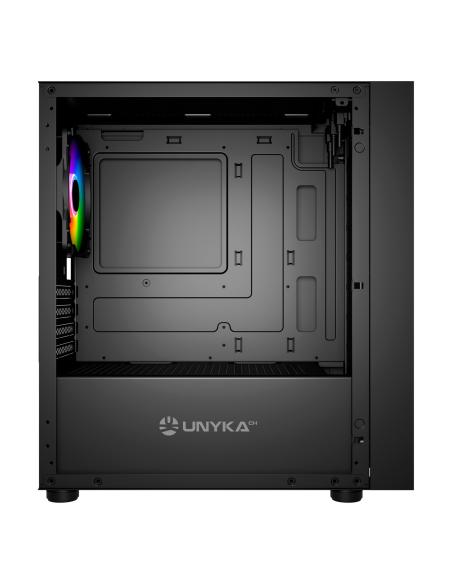 CAJA MICRO-ATX B200 BLACK(2*14CM ARGB FRONT1*12CM ARGB TRASERO)UNYKA UK113011