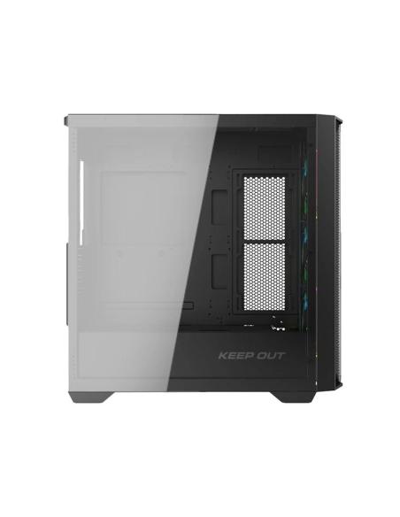 Keep out caja m-atx ko xc-500 argb usb3 blackglass