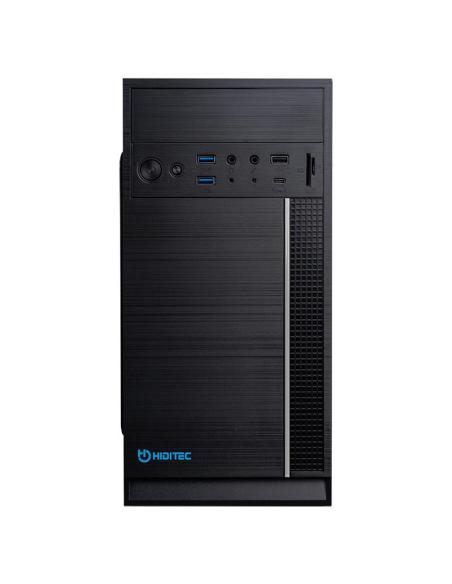 Hiditec caja micro atx q5 pro usb 3.1 type-c + psu