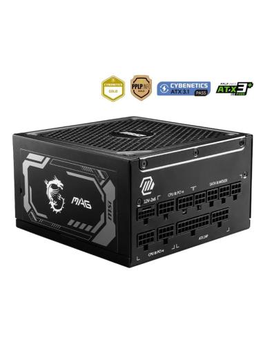 Msi fuente alimentación mag a1000gl pcie5 1000watx