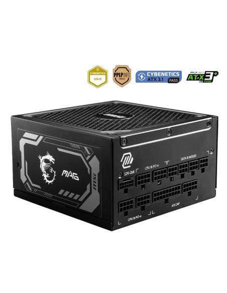 Msi fuente alimentación mag a1000gl pcie5 1000watx