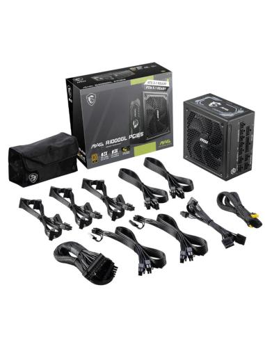 Msi fuente alimentación mag a1000gl pcie5 1000watx