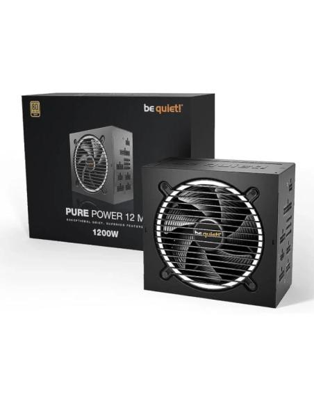 Be quiet! fuente pure power 1200w 20+4 pin atx neg