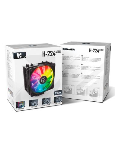 Nox refrigeración cpu hummer h-224 argb