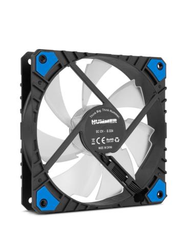 Nox ventilador hummer h-fan pro led azul 120mm pwm