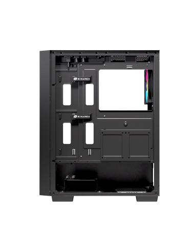 CAJA ATX SEMITORRE EINAREX P100 RGB NEGRA 3 FANS EXCS-PL-100R-B