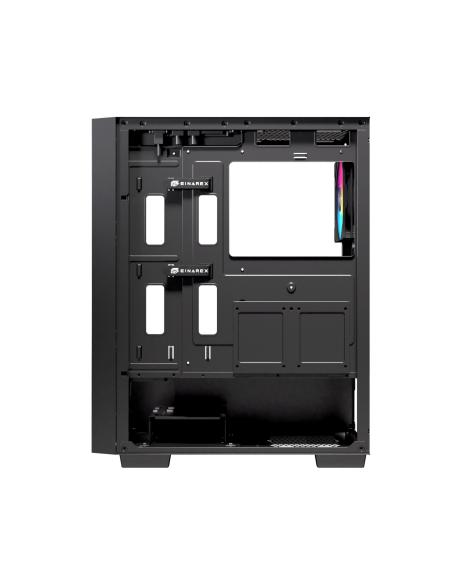 CAJA ATX SEMITORRE EINAREX P100 RGB NEGRA 3 FANS EXCS-PL-100R-B