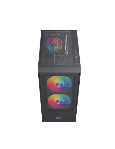 CAJA ATX SEMITORRE EINAREX P100 RGB NEGRA 3 FANS EXCS-PL-100R-B
