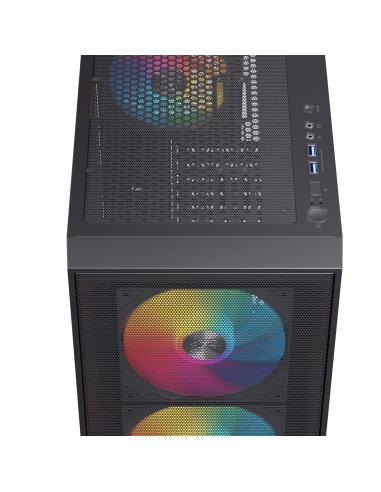 CAJA ATX SEMITORRE EINAREX P100 RGB NEGRA 3 FANS EXCS-PL-100R-B