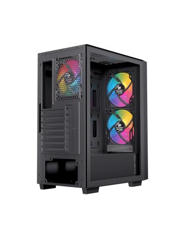 CAJA ATX SEMITORRE EINAREX P100 RGB NEGRA 3 FANS EXCS-PL-100R-B