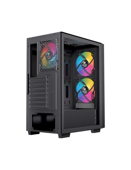 CAJA ATX SEMITORRE EINAREX P100 RGB NEGRA 3 FANS EXCS-PL-100R-B