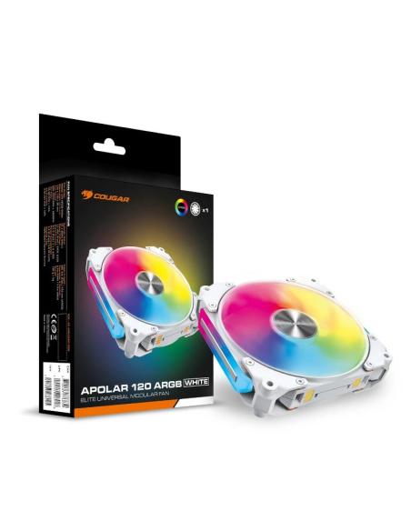 Cougar ventilador modular apolar 120 argb white
