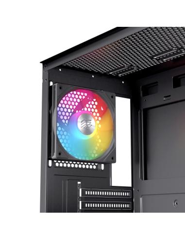 CAJA ATX SEMITORRE EINAREX P100 RGB NEGRA 3 FANS EXCS-PL-100R-B
