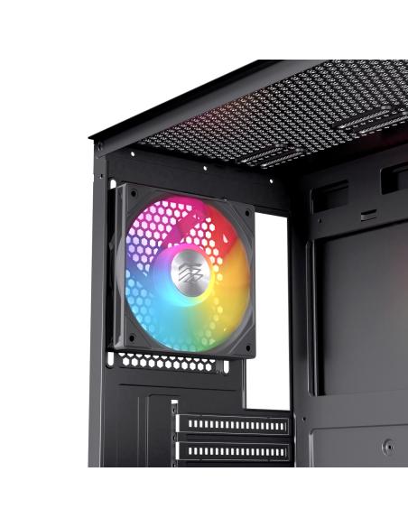 CAJA ATX SEMITORRE EINAREX P100 RGB NEGRA 3 FANS EXCS-PL-100R-B