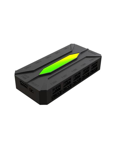 Keep out hub ventiladores x-fhub10 10 ports argb