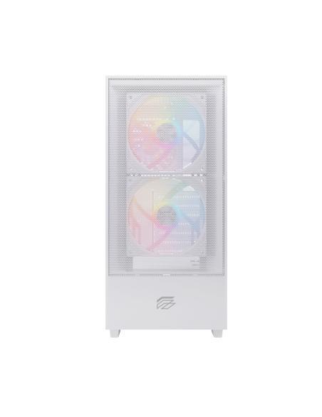 CAJA ATX SEMITORRE EINAREX P100 RGB BLANCA 3 FANS EXCS-PL-100R-W