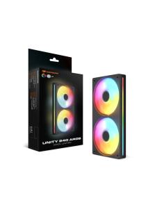 Cougar ventilador unity240-fb argb 12cm black 2