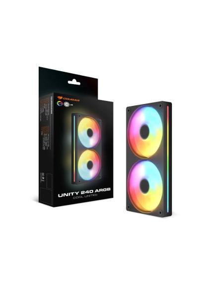 Cougar ventilador unity240-fb argb 12cm black