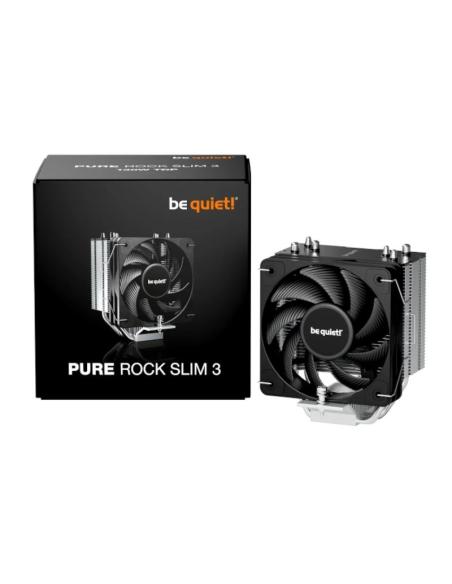 Be quiet! ventilador pure rock slim 3 10 cm plata