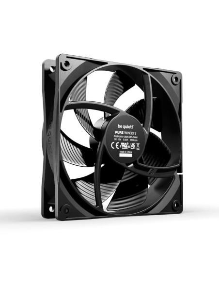 Be quiet! ventilador pure wings 3 120mm negro