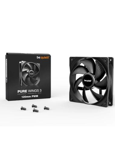 Be quiet! ventilador pure wings 3 120mm negro