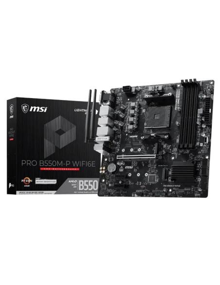 Msi placa base pro b550m-p wifi6e matx am4