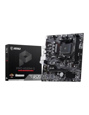 Msi placa base pro a520m-s matx am4