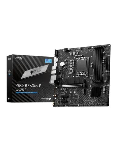 Msi placa base pro b760m-p ddr4 matx lga1700