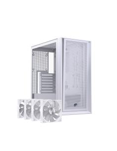CAJA ATX SEMITORRE EINAREX P600 RGB 4 FANS BLANCA EXCS-PL-600R-W 2