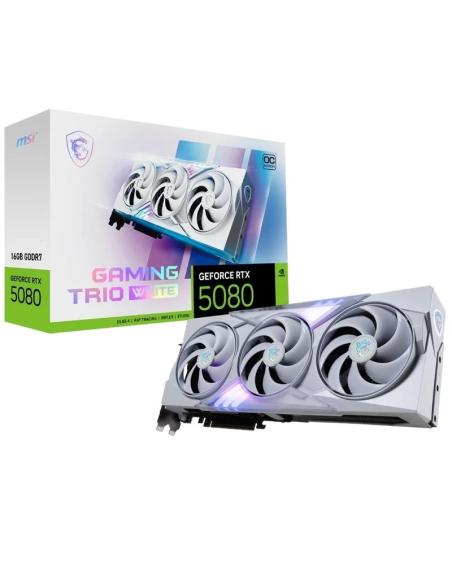 Msi vga nvidia rtx 5080 16g gaming trio white ddr7