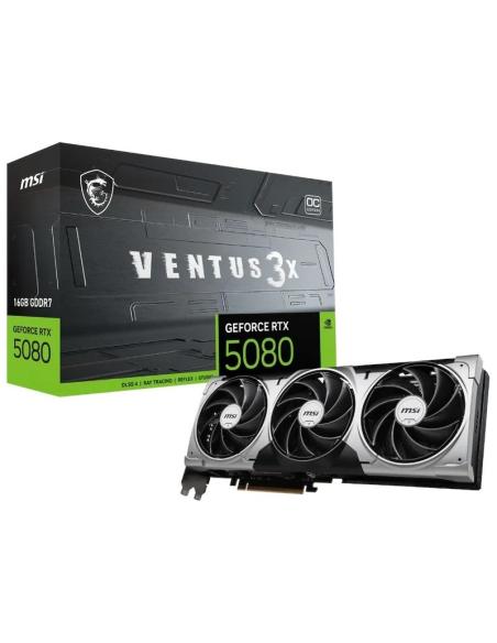 Msi vga nvidia rtx 5080 16g ventus 3x oc black