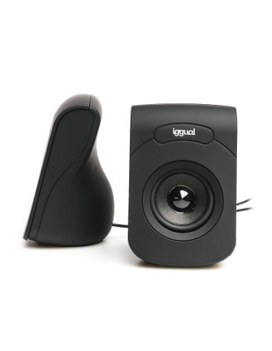 Iggual altavoces 2.0 6w mini-jack + usb