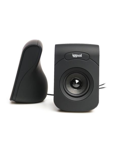Iggual altavoces 2.0 6w mini-jack + usb