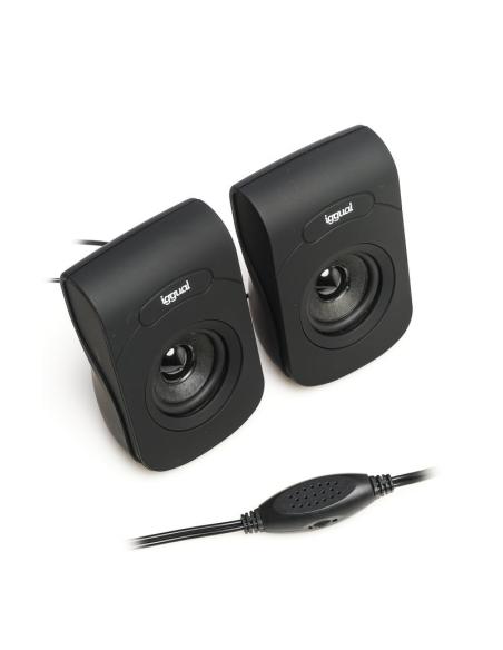 Iggual altavoces 2.0 6w mini-jack + usb