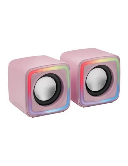 Mars gaming altavoces mscube premium 8w pink