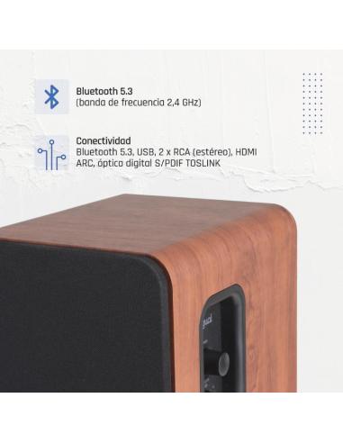 Iggual altavoces 2.0 50w bluetooth 5.3 home studio