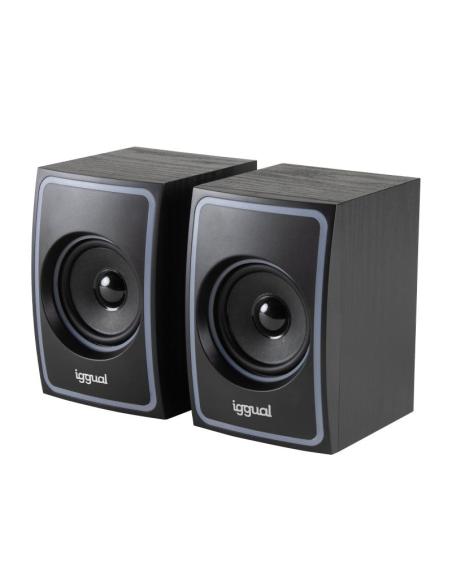 Iggual altavoces 2.0 10w mini-jack + usb bluetooth