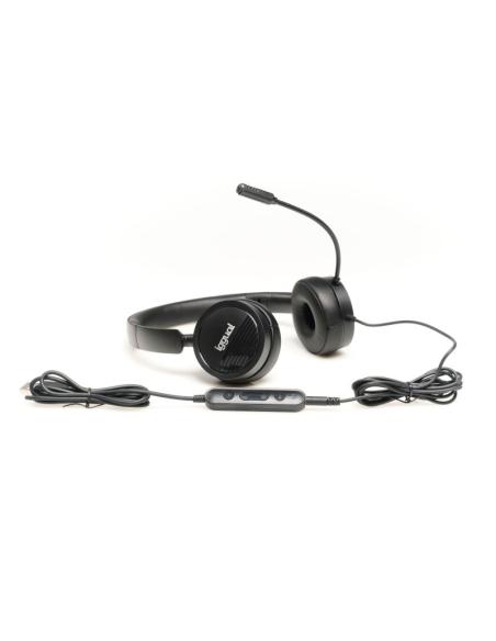 Iggual auriculares con micro dual tech usb/3,5 mm