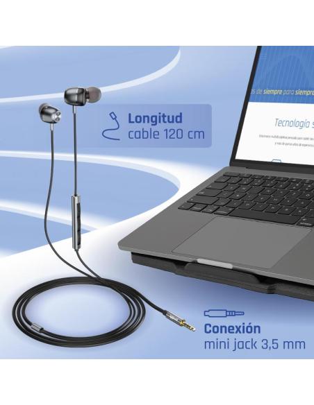 Iggual auriculares con micro intrauditivos jack3,5