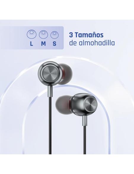 Iggual auriculares con micro intrauditivos jack3,5