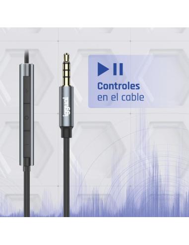 Iggual auriculares con micro intrauditivos jack3,5