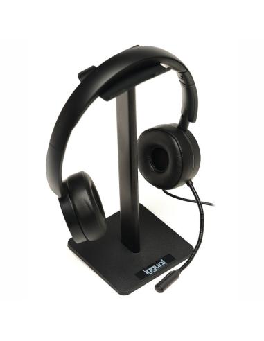 Iggual kit auriculares dual tech + soporte sa22