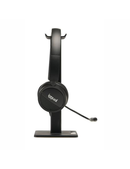 Iggual kit auriculares dual tech + soporte sa22